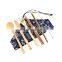 Portable Bamboo Cutlery Travel Eco Friendly Fork Spoon Set Include Reusable Bamboo Slice Cutlery Travel Eco-Friendly Fork