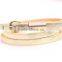 Skinny fashion woman PU belt