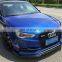 A Style Carbon Fiber S3 Front Lip Spoiler For Audi A3 S3 4D Sedan 14UP