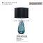 Best Selling Blue Finished Unique Design Color Glass Table Lamp For Villa And Home