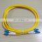 2.0mm 3.0mm single mode fiber optic sc to lc patchcord for 2m lc-lc om4 50/125 mm duplex uniboot patch with factory price
