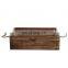 Customized wine beer fruit decor storage wooden crate box
