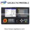 2 axis CNC lathe controller NC control system for lathe machinery