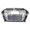RS3 Front grill for Audi A3 material black RS3 high quality radiator center honeycomb grills RS style 2014 2015 2016