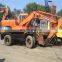 Good engine condition Used Doosan dh140 14 Ton Excavator/ SECOND HAND wheel Excavator