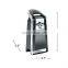 Electric Automatic Can Opener with Easy Push Down Lever, Opens All Standard-Size and Pop-Top Cans, Extra Tall, Black and Chrome