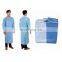 Medical Laboratory Non Sterile Surgical Gown Disposable Isolation Gown CE