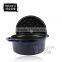 Hot sale Trionfo blue cast iron enamel pot