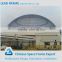 Large span steel space frame glass roof dome