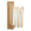 Eco-Friendly Biodegradable Degradable Birch Wooden Knife Spoon Fork Cutlery (400/Case)