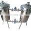 Filtre duplex en acier inoxydable pour le lait, le vin, les boissons, le vinaigre, etc.