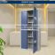 Wholesale Price Metal Office Furniture Complete Open Door File Cabinet Blue Color 2 Tier Steel Filing Cabinet