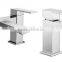 Single Lever Chrome Side Action Mono Basin Mixer Tap Waterfall Basin Bathroom Faucet NO.B002