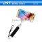 2015 new mini foldable colorful wired camera monopod selfie stick with cable