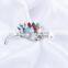 Latest Style jewelry Fashion brooch bouquet with crystal rhinestone silver brooch pin