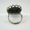 bronze blank ring setting,bezel ring
