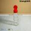 soy sauce Bottles 120ml Transparent Glass Spice Bottle Plastic Cap