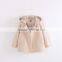 2015 Children New Fashion European Style Girl Woolen Coat Kids Double-breasted Wind Coat