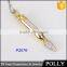 Wholesale American styles hip hop brass rocket pendant with high quality