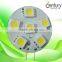 12V led auto light G4 smd led car bulb 9pcs SMD 5050 R/Y/B/G/W/WW car light for head tail lighting