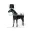 Replica Moooi Black Fiberglass Horse Floor Lamp for living room hotel lobby cafe bar etc. PLF8061