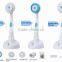 2016 newest home use vibrating massage shower head brush and face cleaning massage brush beauty device