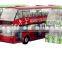 Hot selling new 7.5'' diecast bus models with sound and light for kids
