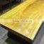2016 Fashion Africa Right-Angle Side Natural Yellow Rose Wood Dining Table Top