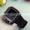 Stainless steel 3g quad band watch cell phone 3g