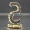 S Shaped Crystal Table Lamp