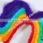 Dyed Head Multicolour Marabou Turkey Feather Angel Wings For Adult