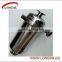 sanitary stainless steel clamped straight strainer