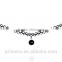 Latest Design Goth Black Lace Ribbon Pearl Gothic Tattoo Choker Necklace Jewelry