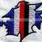 Wholesale nice slovakia country flag 100% embroidery patches iron or sew on clothing