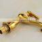 royal deck mount brass golden italian basin faucet