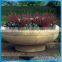 Outdoor stone planters