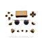 Full Set Chrome Gold Buttons for PS4 for Playstation 4 Decorate