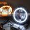 Round 7 inch Led headlight for jeep wrangler