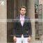 China Menswear Manufacturerr OEM Wholesale Men Slim Fit French Polka Dot Blazer
