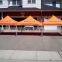 Custom printed 3M X3M pop up gazebo tent w/ side skirts & backwall & roller bag
