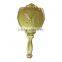 young girls anti broken handy makeup mirror /single side embrossed butterfly handheld mirror