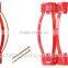 API 10D Hinged Non Welded Stainless Steel Bow Spring Centralizer