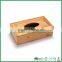 FB bamboo napkin box tissue box with flexible lid