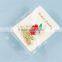 Gold plated zinc alloy rhinestone super teacher enamel Christmas apple brooch