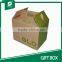 DISPOSABLE CORRUGATED PAPER CARTON FOR SHIPPING GIFT