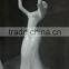 single dancer fiberglass statue sculpture for decoration