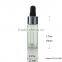 Glass Essential Oils Eyedrops Droppers Glass Bottles with Colorful Metal Cap