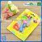 2016 hot selling children fancy 3D erasers sets packed in blister card for school kids