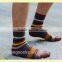 Gradient striped fashion leisure cotton men tube socks wholesale