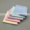 Professional customize 100% cotton high quality pure color customized ladies' handkerchief